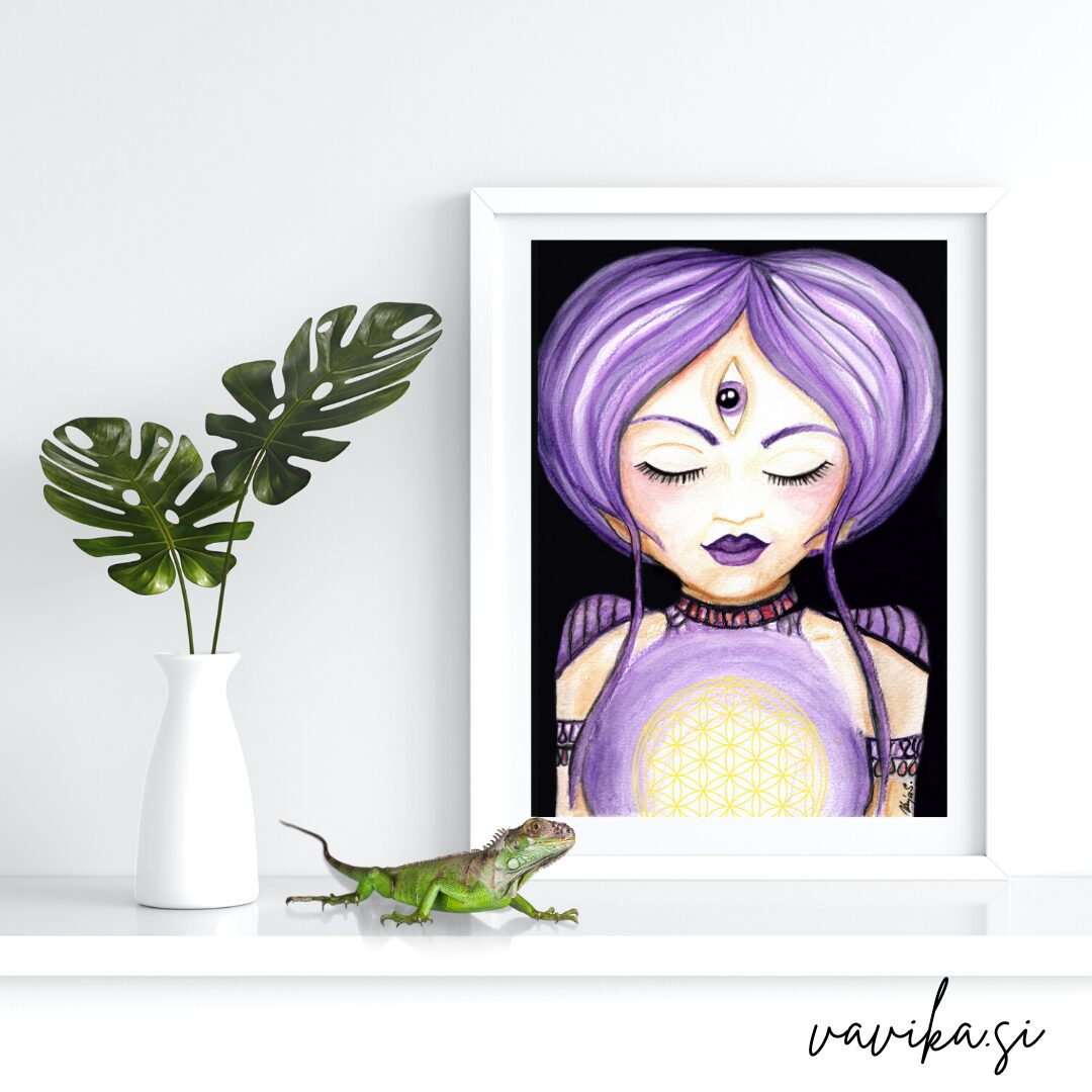 Vijolična Kraljica Luči - slika 2