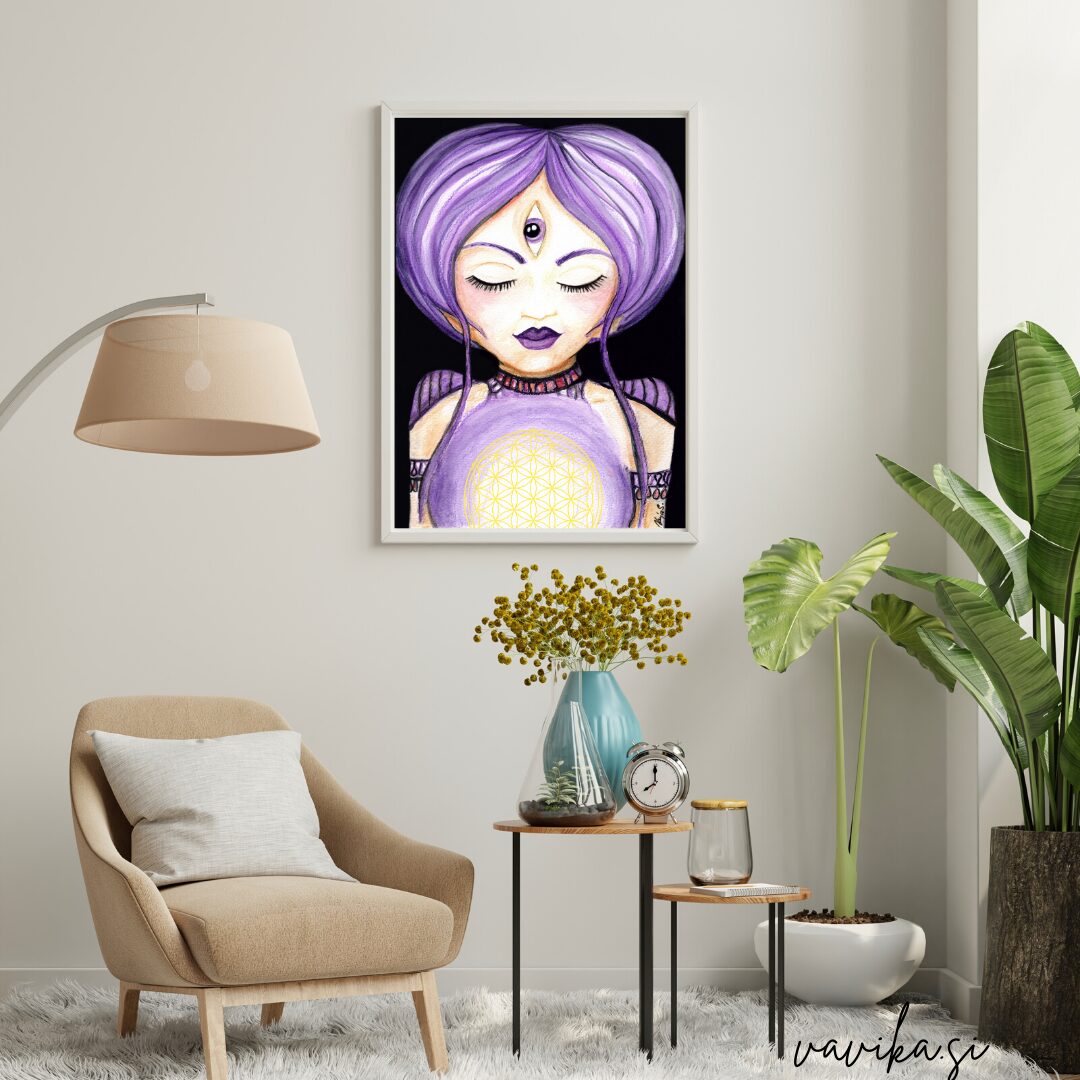 Vijolična Kraljica Luči - slika 3